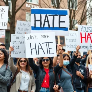 Community rally against antisemitism in Las Vegas