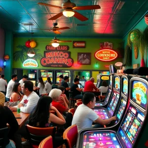 Interior view of The Cantina restaurant in Centennial Hills, Las Vegas