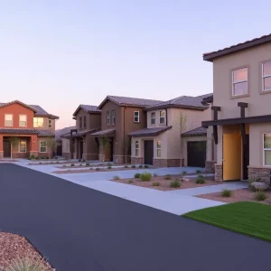 Affordable housing units designed for veterans in North Las Vegas
