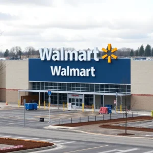 Construction of Walmart Supercenter in North Las Vegas