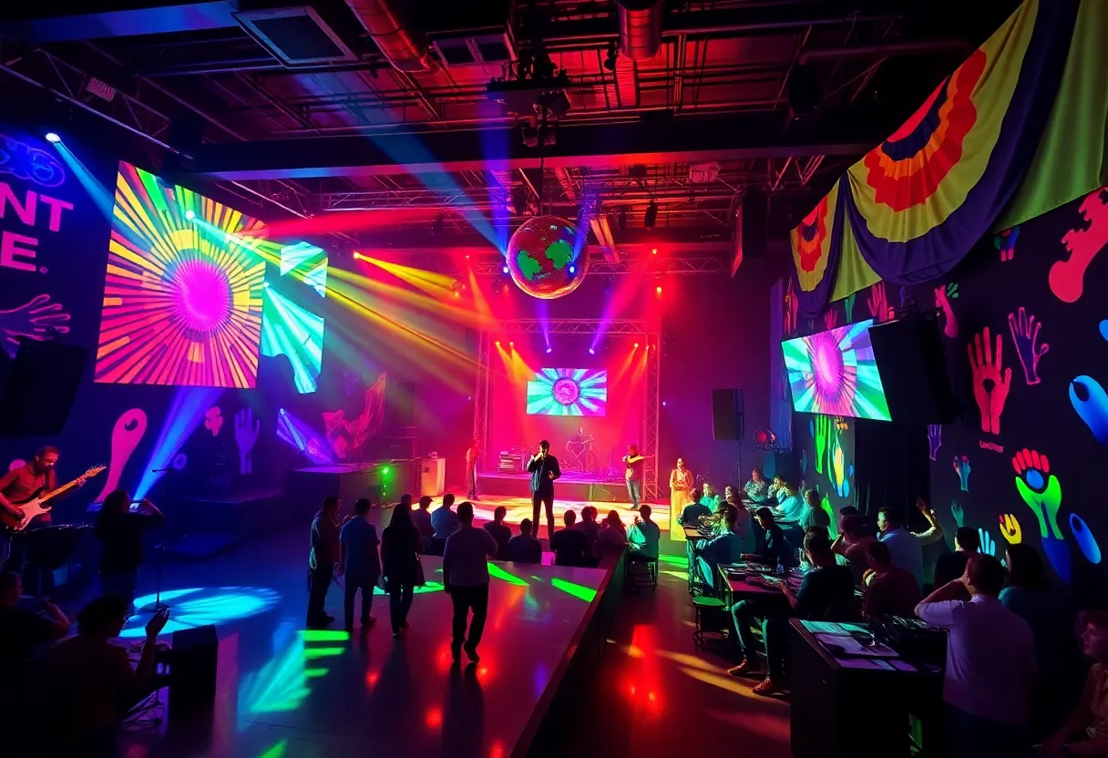 Entrance to the Bob Marley Hope Road Experience at Mandalay Bay