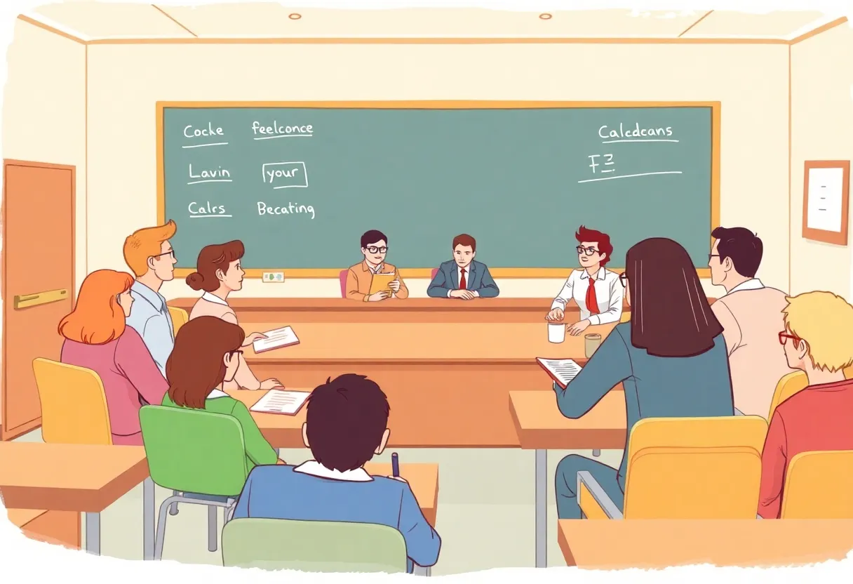 Clark County School Board discussing educational funding