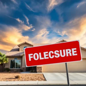 Foreclosed residential property in Las Vegas