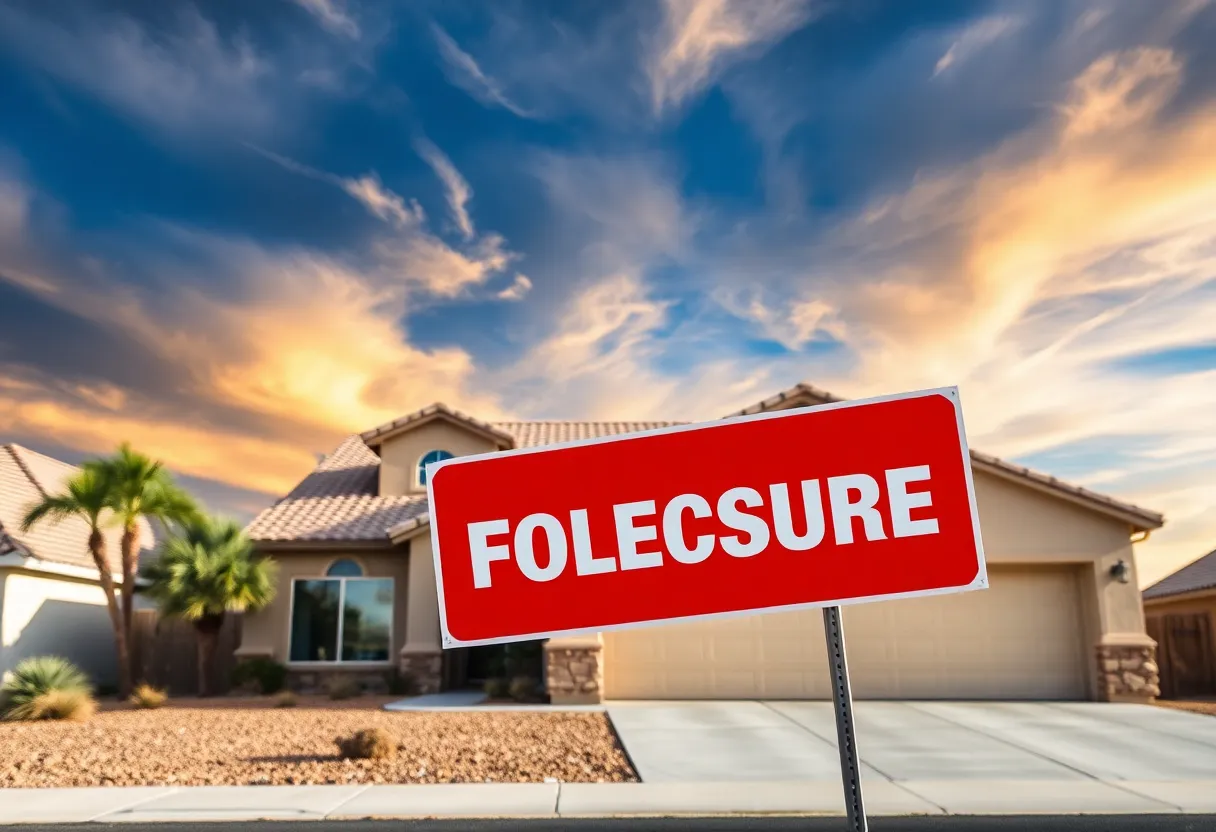 Foreclosed residential property in Las Vegas
