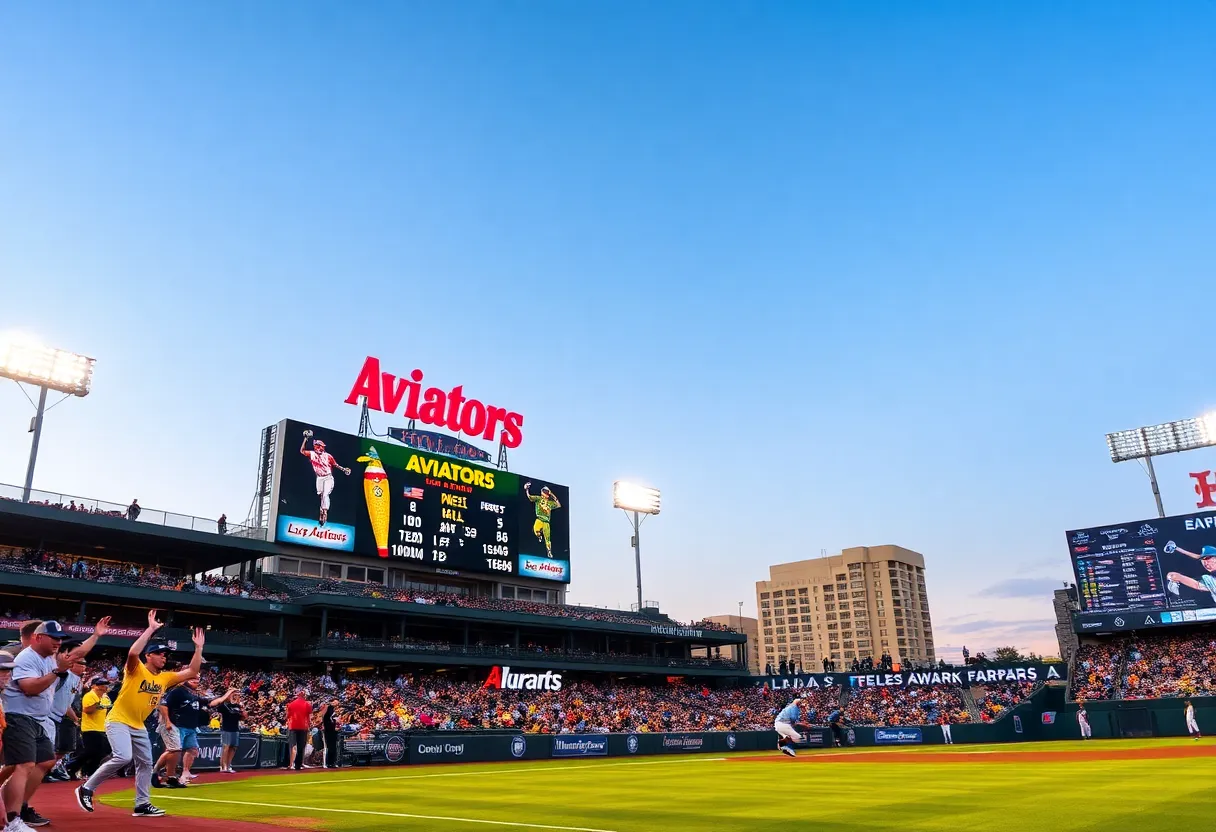 Las Vegas Aviators baseball game at Las Vegas Ballpark