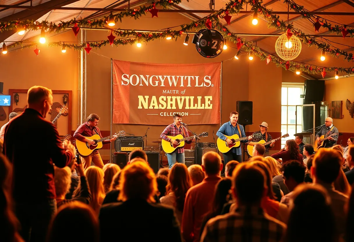Musicians performing at the Las Vegas Songwriters Festival