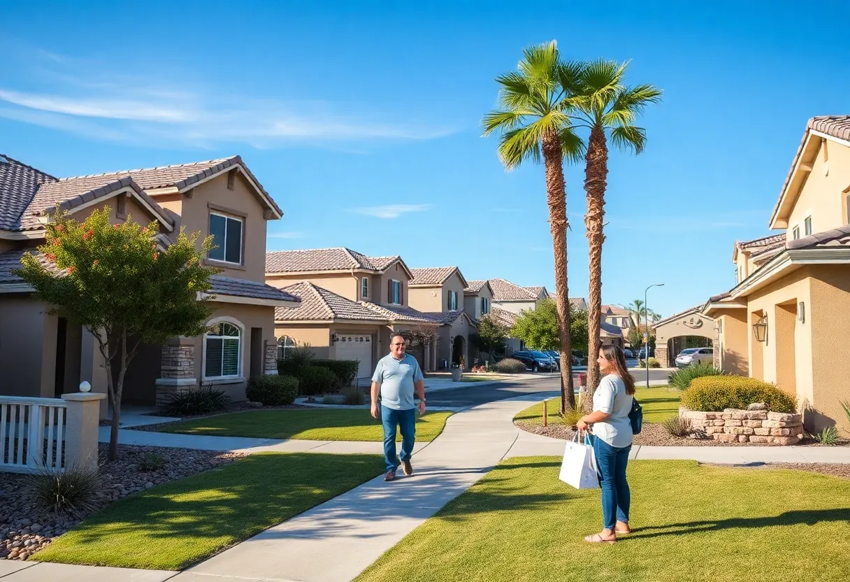 North Las Vegas neighborhood showing community support