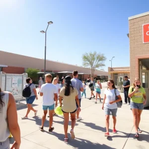 Students and cooling stations in extreme heat in Southern Nevada