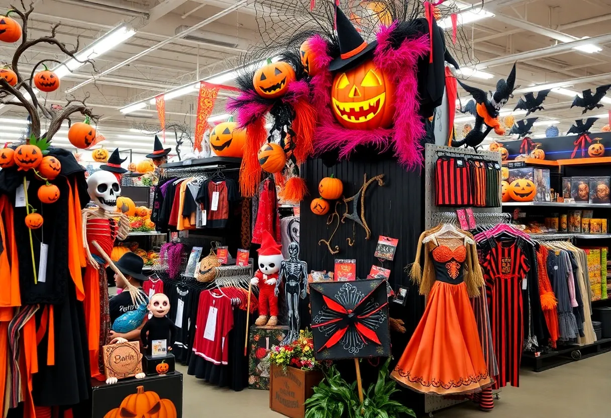Halloween display in Las Vegas retail store