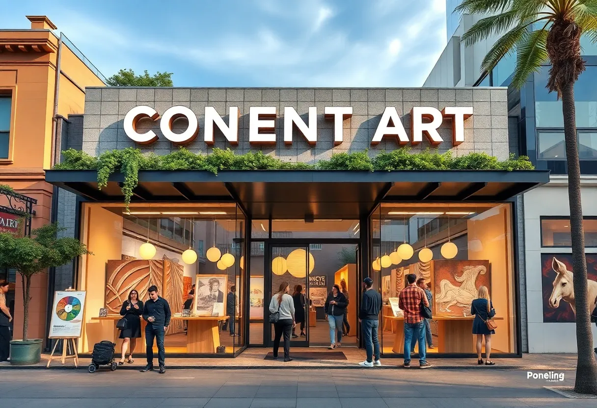 Concept art of THIRD Street arts venue in Las Vegas.