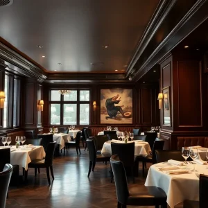 Interior of Vic & Anthony’s Steakhouse in Las Vegas