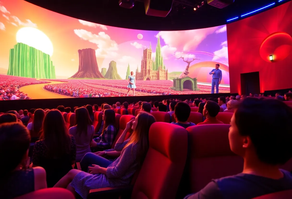 Audience experiencing The Wizard of Oz at The Sphere in Las Vegas