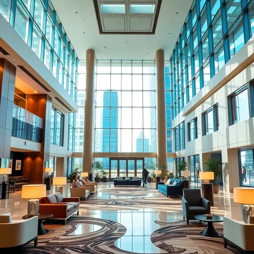 Lobby of the AC Hotel by Marriott Symphony Park in Las Vegas