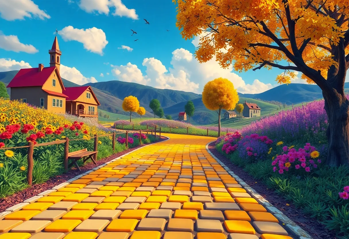 Concept art for the contemporary Dorothy series inspired by The Wizard of Oz.
