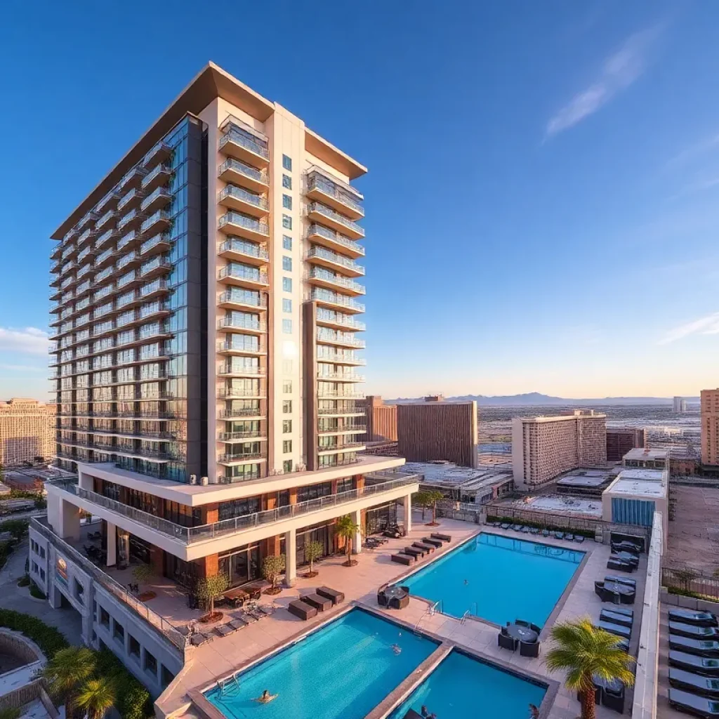 Rendering of Eterno Condo Hotel slated for construction in Las Vegas