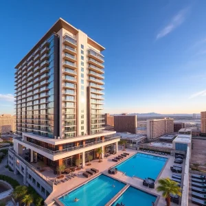 Rendering of Eterno Condo Hotel slated for construction in Las Vegas