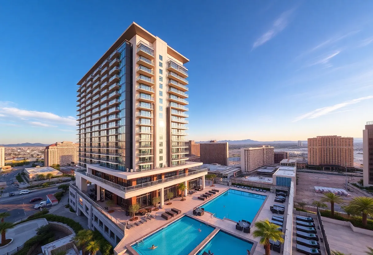 Rendering of Eterno Condo Hotel slated for construction in Las Vegas