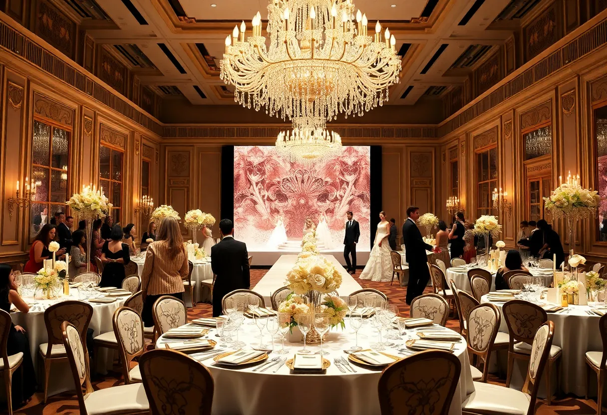 Elegant setting of the Make-A-Wish Nevada Fashion Luncheon