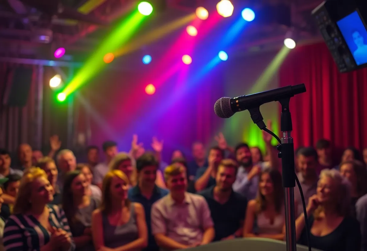 Audience enjoying a comedy performance at The Venetian Resort