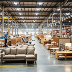 Foliot Furniture Las Vegas manufacturing plant