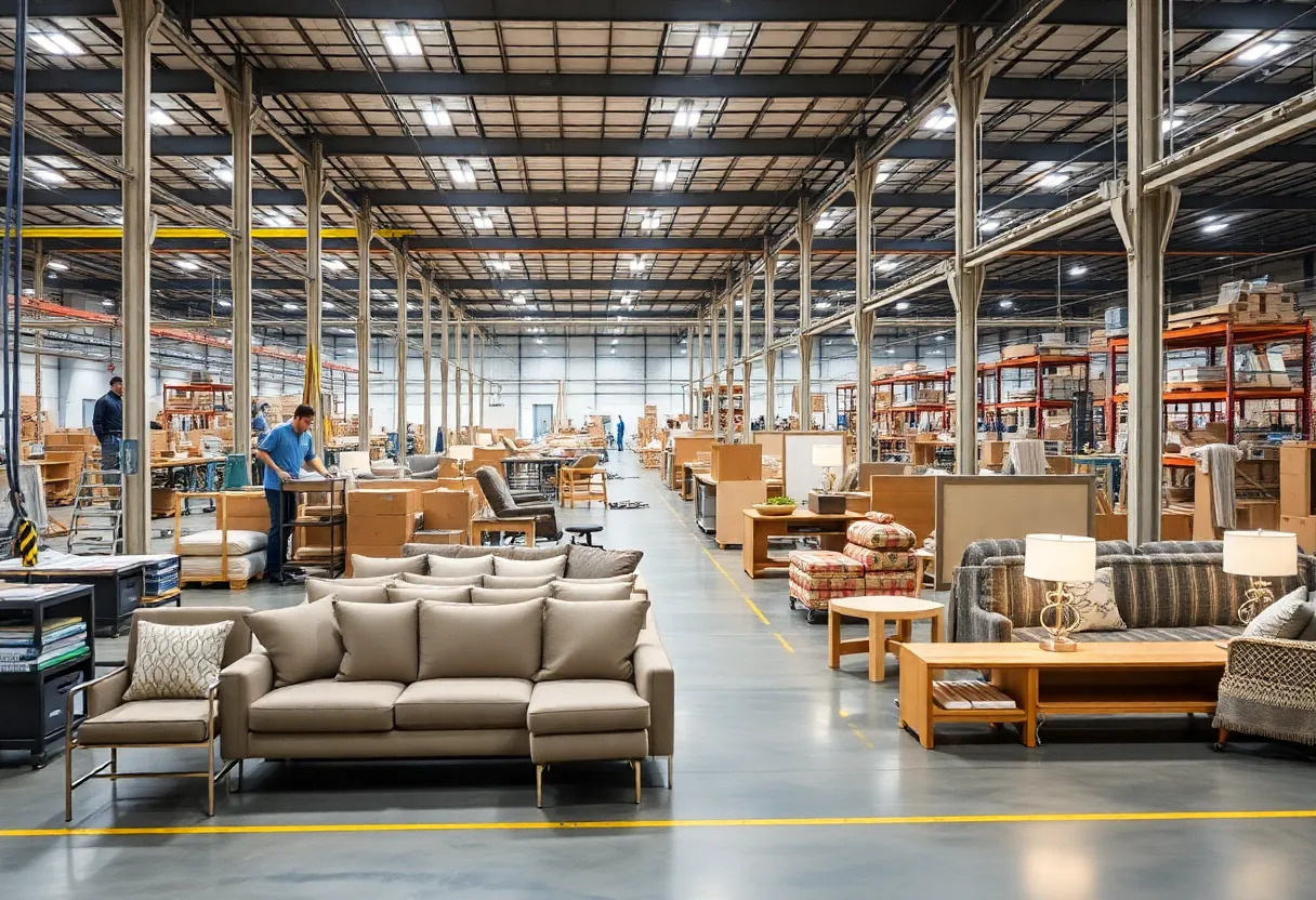 Foliot Furniture Las Vegas manufacturing plant