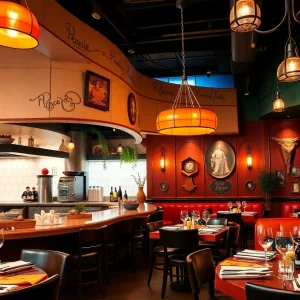 Dining interior of Julian Serrano Tapas featuring Spanish cuisine.