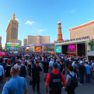 Security at outdoor events in Las Vegas