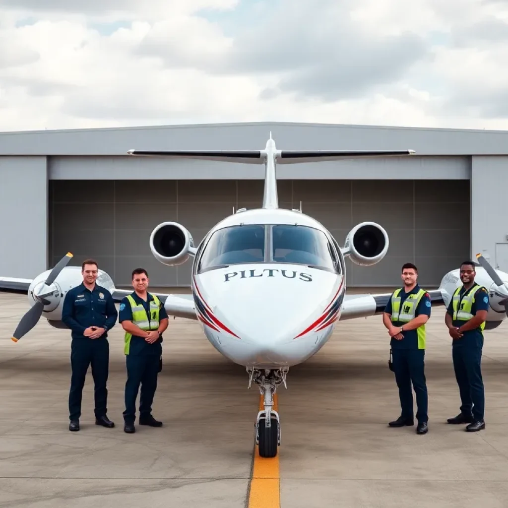 Mercy Air 51 aircraft at North Las Vegas medical base