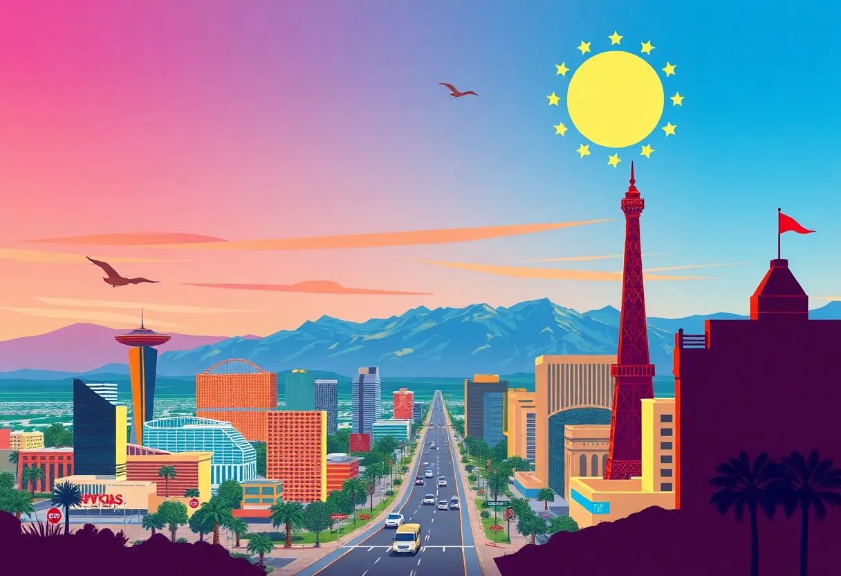 Cityscape of North Las Vegas showcasing urban development