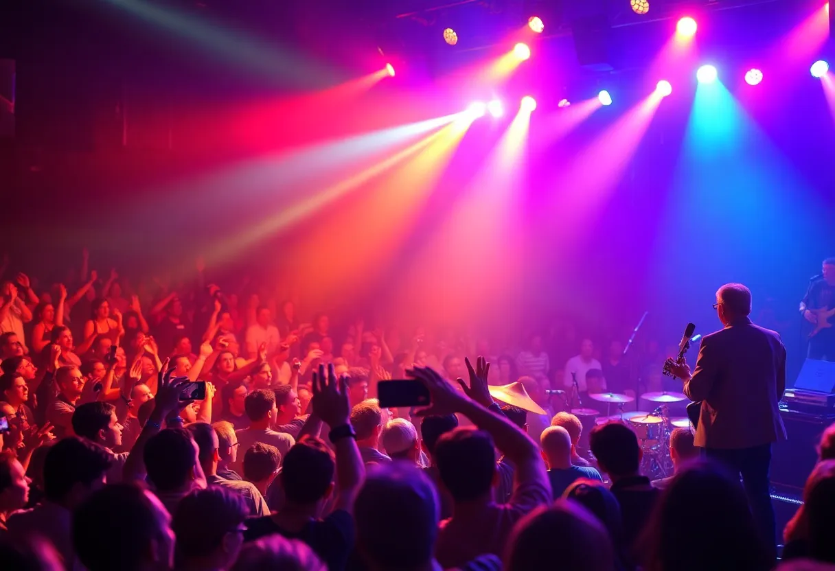 Audience enjoying a live performance at a Las Vegas concert