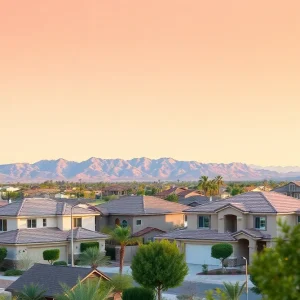 Neighborhood in Southern Nevada showcasing homes and real estate.