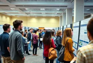 Students presenting cannabis research at UNLV