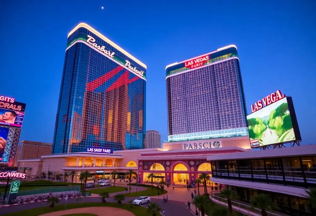 Concept image of Bally's new luxury resort on the Las Vegas Strip