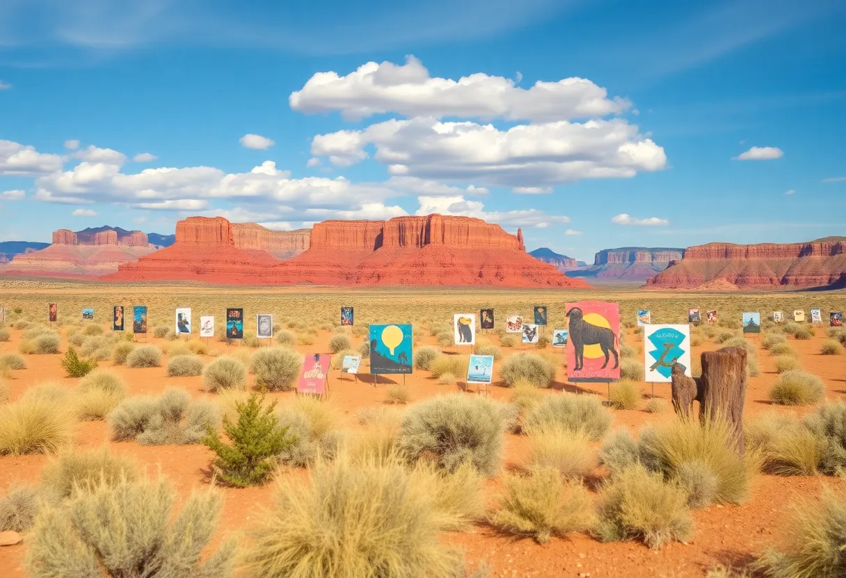 Photography exhibit featuring Basin and Range National Monument art