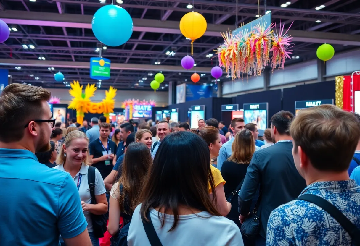 Fans enjoying BravoCon 2025 in Las Vegas, surrounded by panels and Bravolebrities.