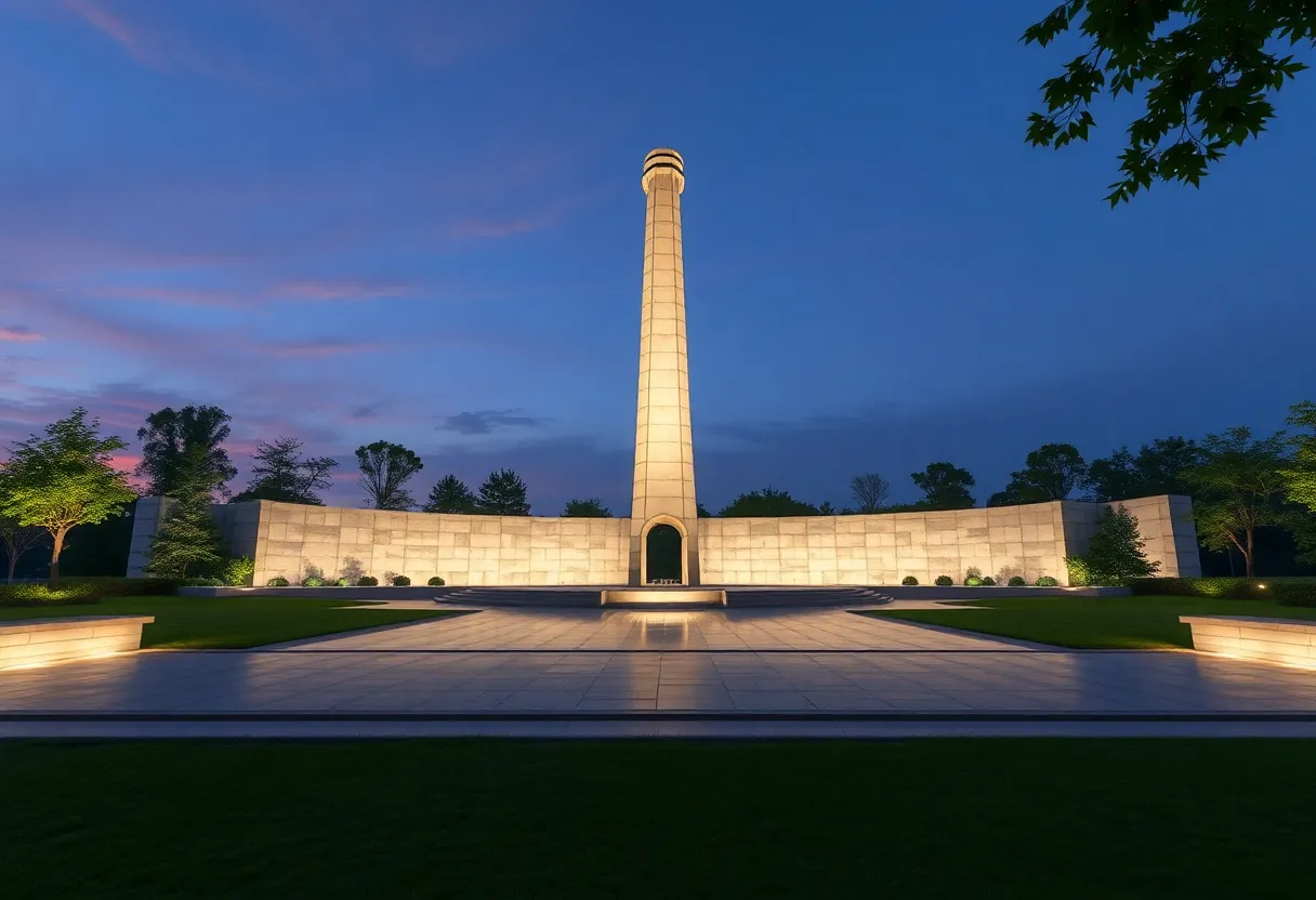 Architectural design of the Forever One Memorial