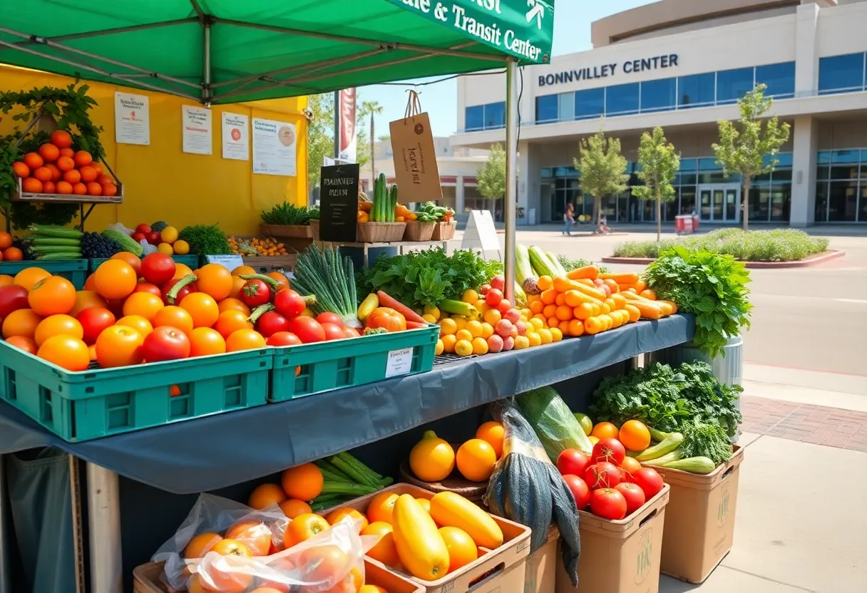 Fresh fruits and vegetables at Las Vegas Pop-Up Produce Stand