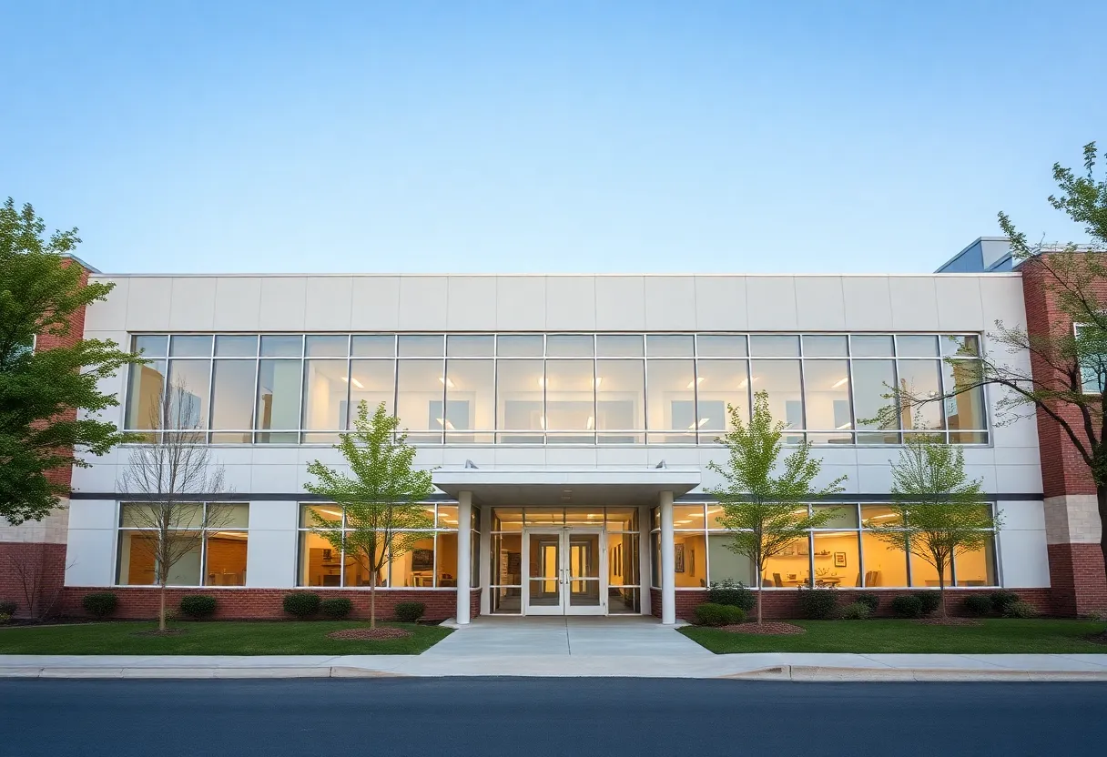 Rendering of the new Nevada health laboratory in Las Vegas