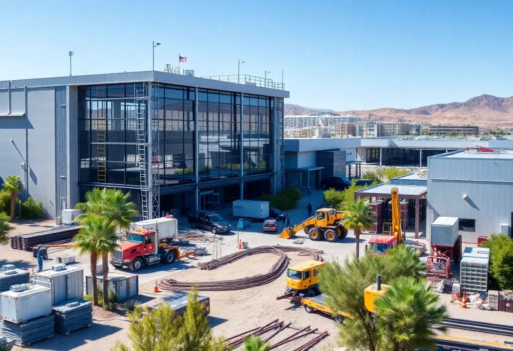 Construction of a new biologics manufacturing facility in Southern Nevada.