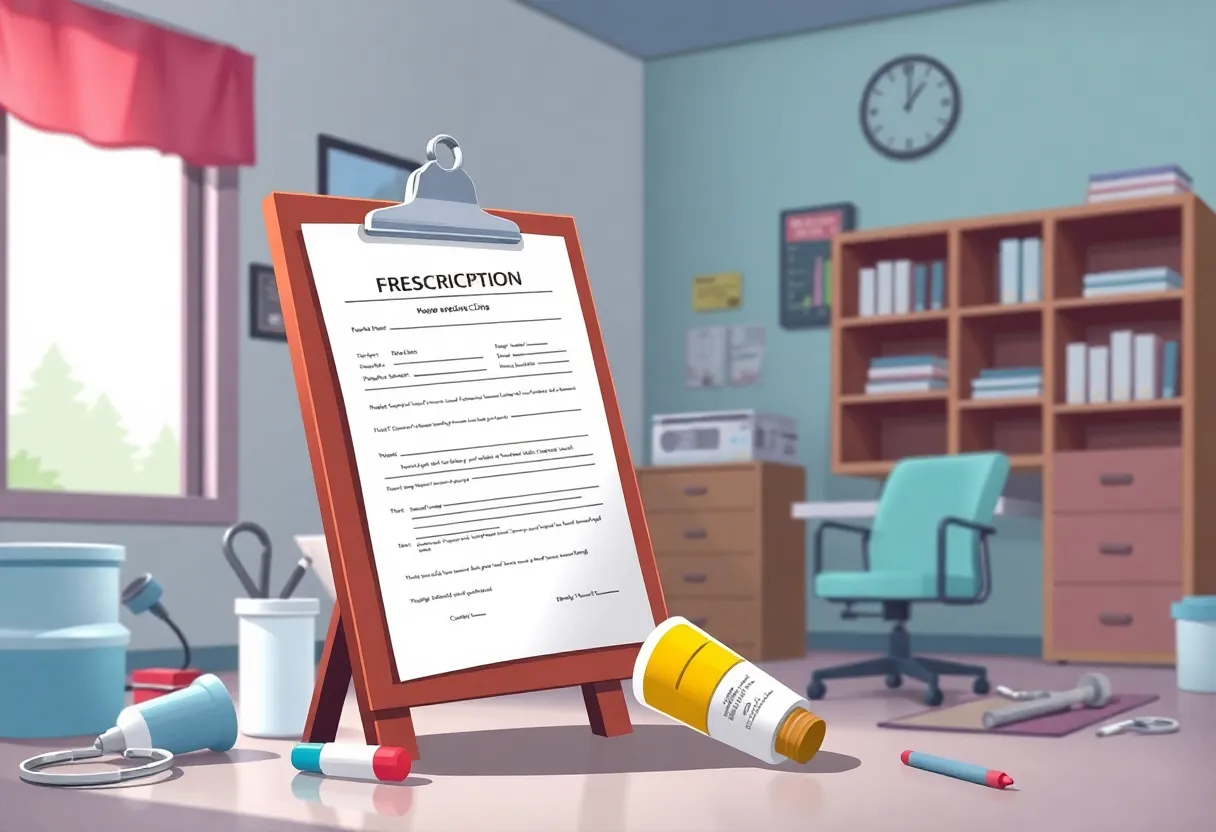 Illustration showing dangers of unlicensed medical practices