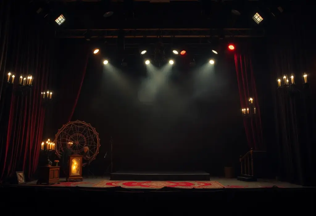 Stage set for the Urban Death horror show in Las Vegas